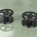 3D modeli 2 karıştırma kapatma vanası seti (20 51 V, AÇIK) - önizleme