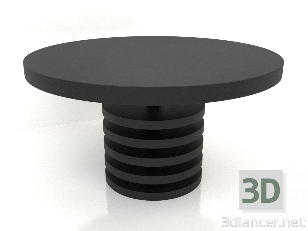 Modelo 3d Mesa de jantar DT 03 (D=1388x764, madeira preta) - preview
