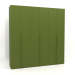 3d model Wardrobe MW 02 paint (2700x600x2800, green) - preview