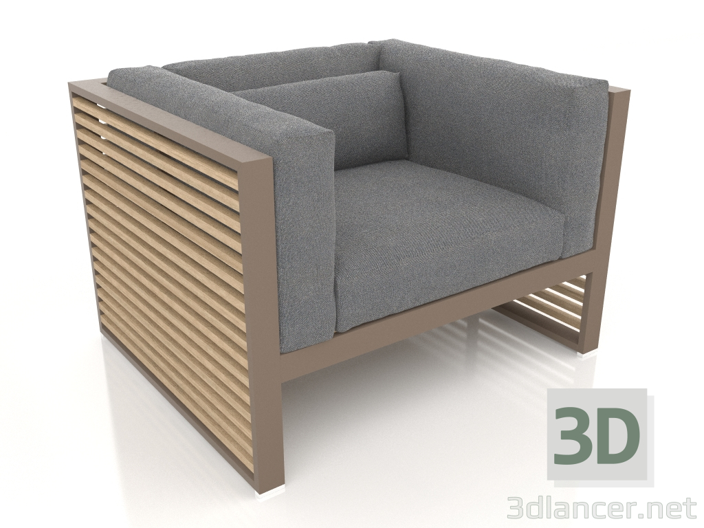 modèle 3D Chaise longue (Bronze) - preview