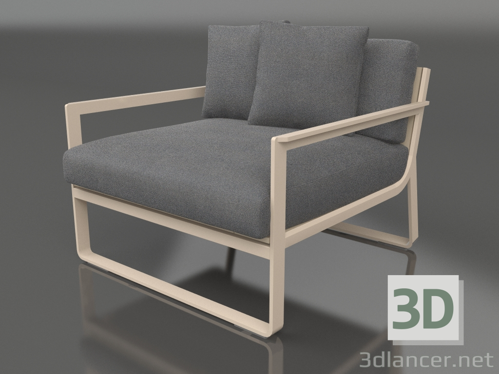 3 डी मॉडल लाउंज कुर्सी (रेत) - पूर्वावलोकन