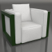 3d model Armchair (Bottle green) - preview