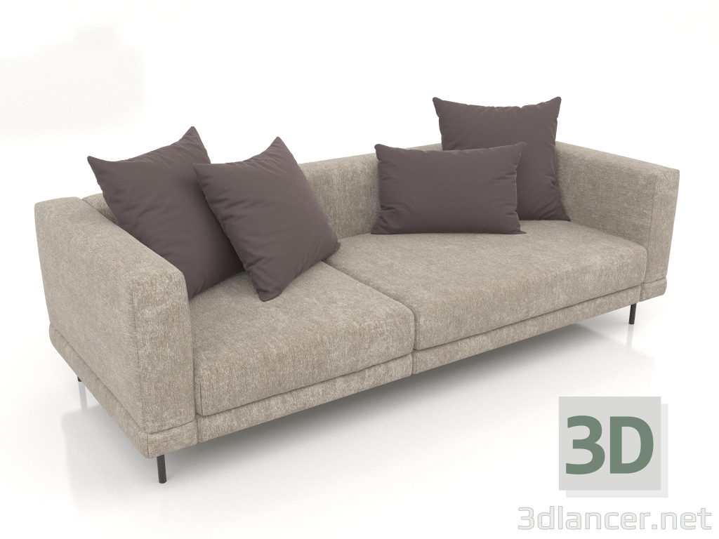 3D Modell Sofa Carol-2 asymmetrisch (Marshmallow 22) - Vorschau