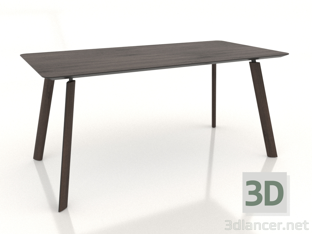 3d model Mesa de comedor BRASKO 1600x800x750 mm (roble oscuro) - vista previa