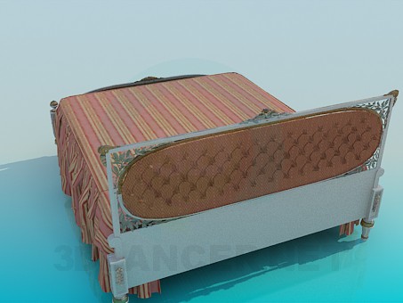 3d model King Bed - preview 3d model King Bed - preview