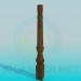 3d model baluster - preview