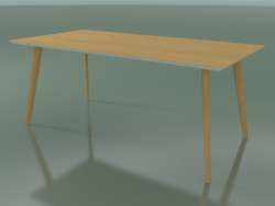 Rechteckiger Tisch 3505 (H 74 - 180x90 cm, M02, natürliche Eiche, Option 2)