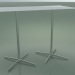 modèle 3D Table rectangulaire avec base double 5557 (H 103,5 - 69x139 cm, Blanc, LU1) - preview