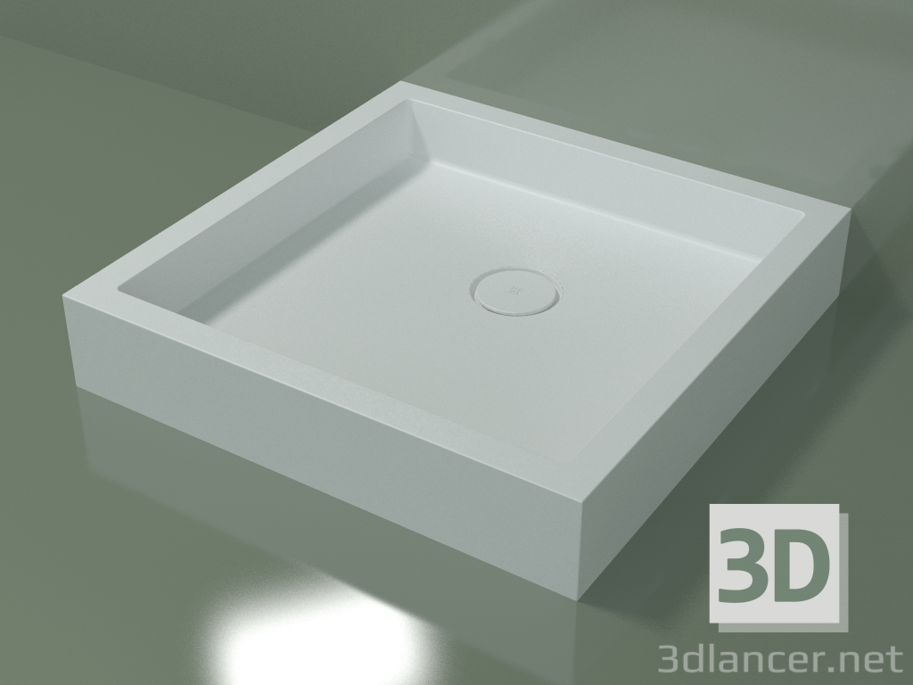 3D modeli Duş teknesi Alto (30UA0127, Glacier White C01, 80x80 cm) - önizleme