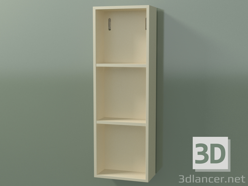 3d model Wall tall cabinet (8DUADA02, Bone C39, L 24, P 12, H 72 cm) - preview