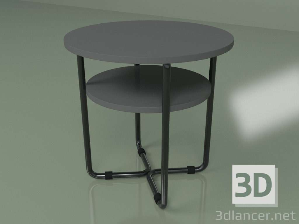 3d модель Журнальний стіл (темно-сірий) – превью