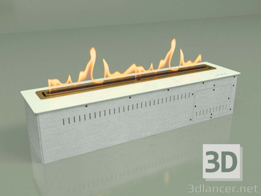 3D Modell Automatischer Biokamin Andalle 762 (Gold) - Vorschau