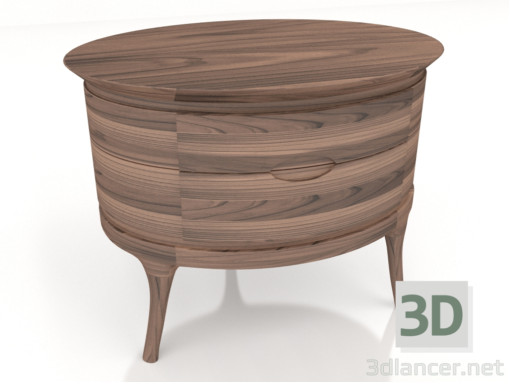 modèle 3D Table de chevet Ainda - preview