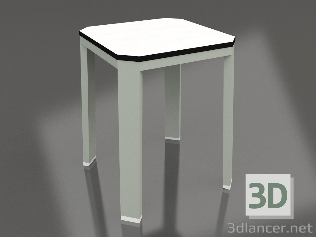 3d model Low stool (Cement gray) - preview