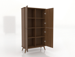 Armario 5 1000x450x1800 mm (abierto, nogal claro)