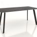 3d model Mesa de comedor BRASKO 1600x800x750 mm (roble wengué) - vista previa