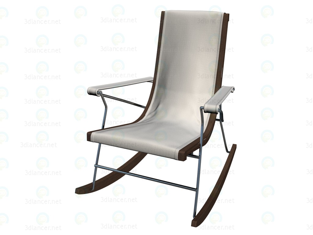 3d model Rocking chair PJ99D - preview