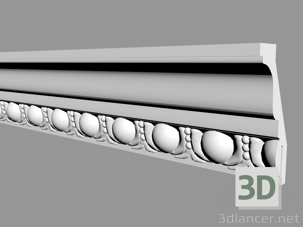 modèle 3D Corniche C128 - preview