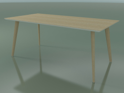 Table rectangulaire 3505 (H 74 - 180x90 cm, M02, Chêne blanchi, option 2)