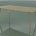 3d model Rectangular table 3505 (H 74 - 180x90 cm, M02, Bleached oak, option 2) - preview