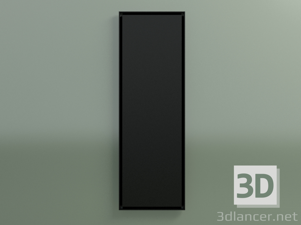 3d model Radiador Face Zero (1800x600, Negro - RAL 9005) - vista previa