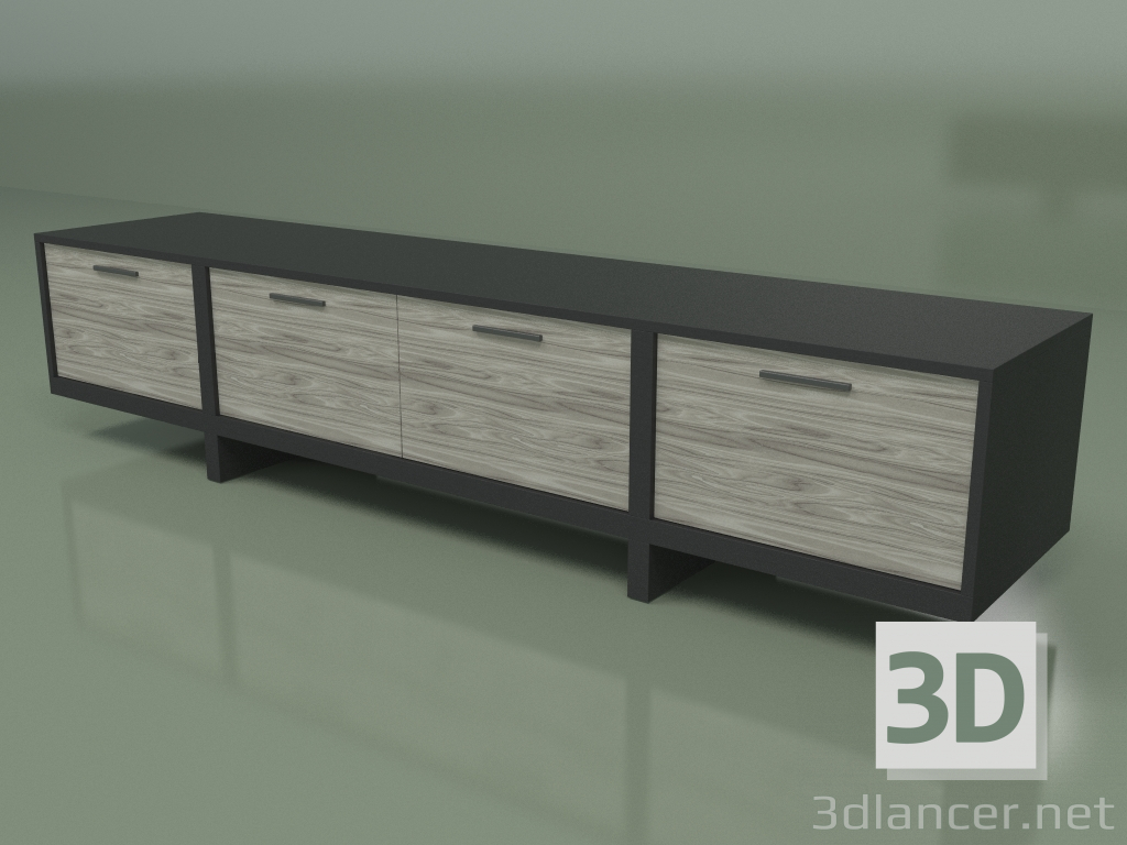 3d model TV stand 01 - preview