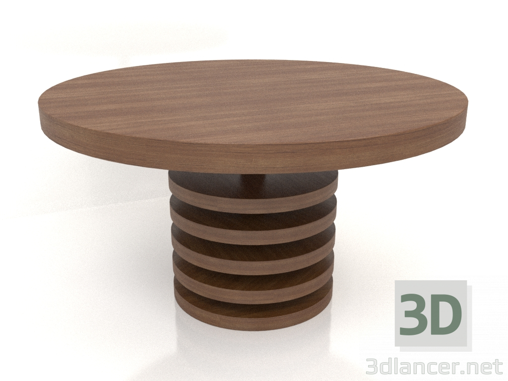 modello 3D Tavolo da pranzo DT 03 (P=1388x764, legno marrone chiaro) - anteprima