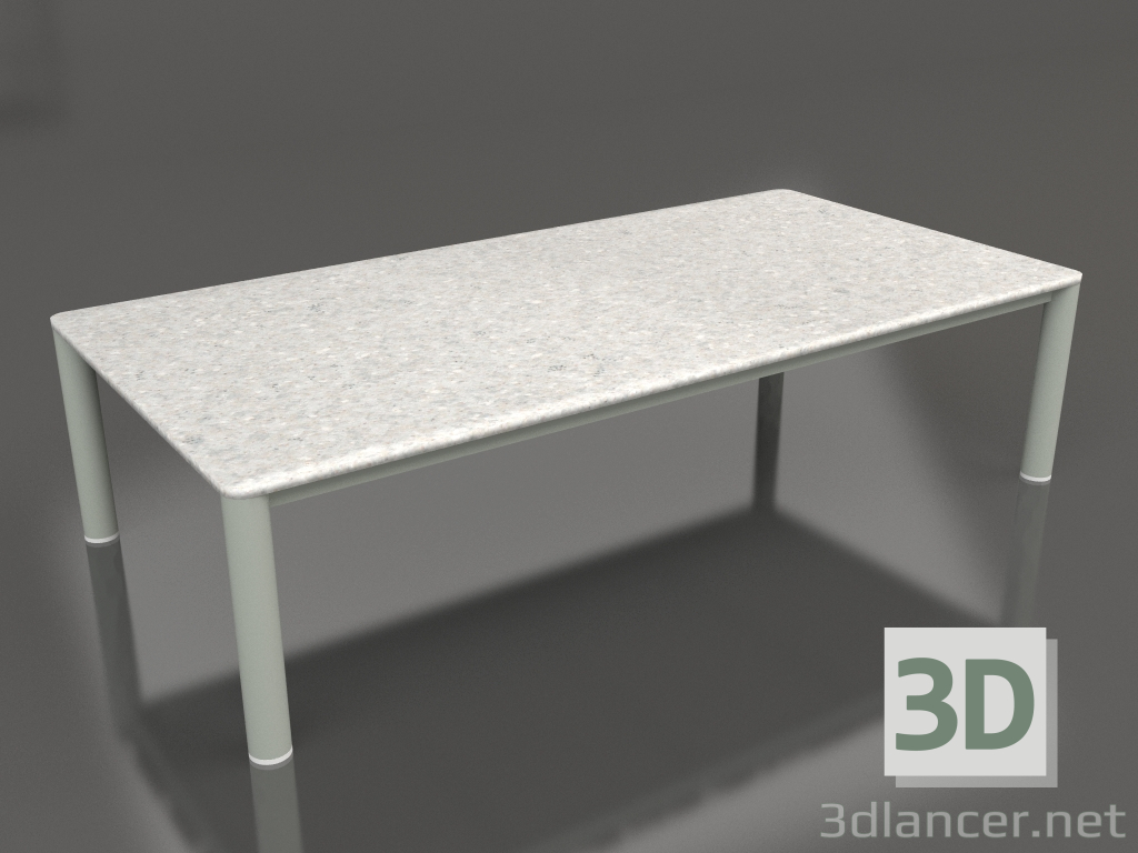 modello 3D Tavolino 70×140 (Grigio cemento, DEKTON Sirocco) - anteprima