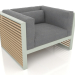 3d модель Кресло для отдыха (Cement grey) – превью