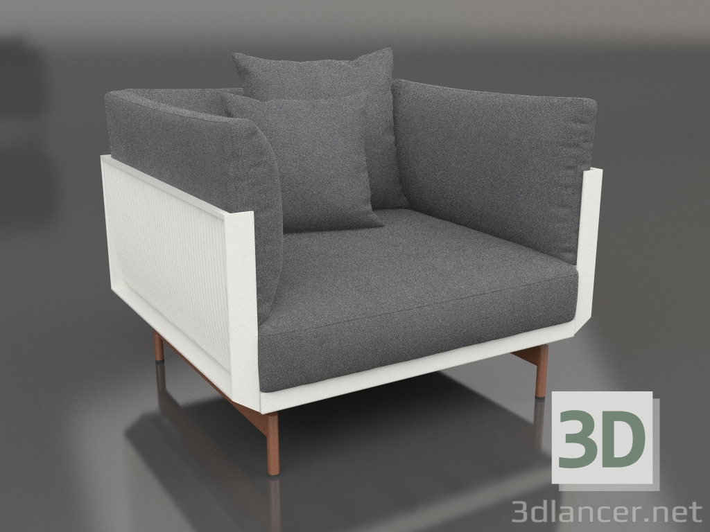 3d model Armchair (Agate gray) - preview