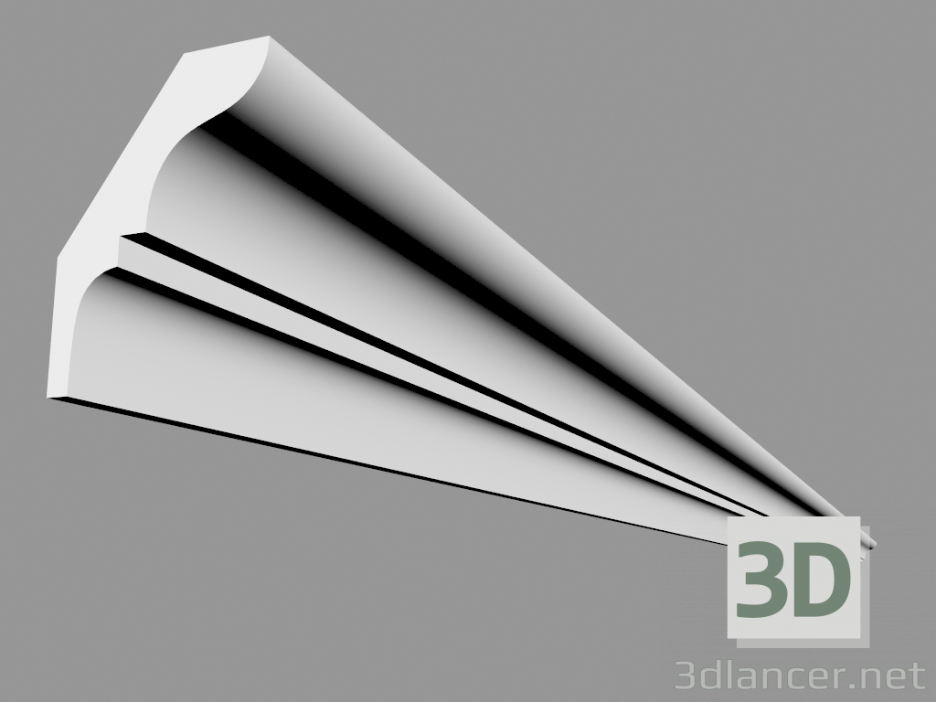 modèle 3D Corniche CX112 (200 x 5,4 x 3,8 cm) - preview