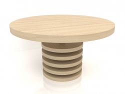 डाइनिंग टेबल डीटी 03 (डी = 1388x764, लकड़ी सफेद)