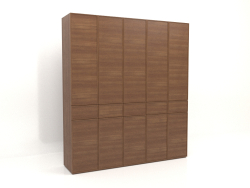Wardrobe MW 03 wood (2500x580x2800, wood brown light)