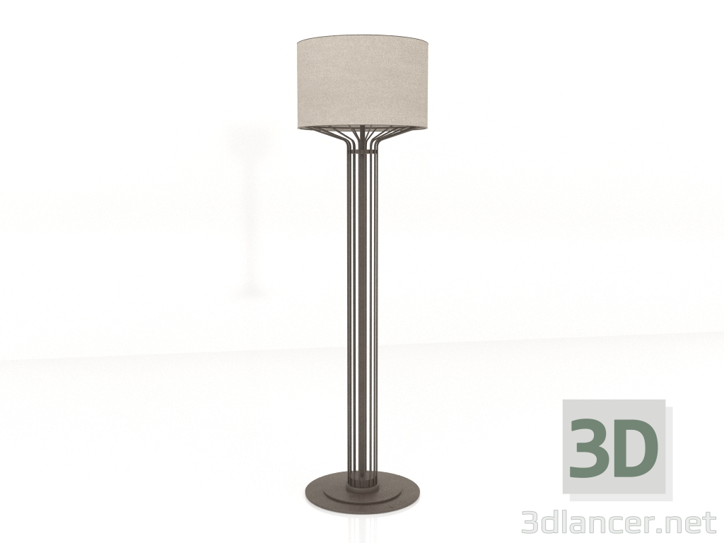 modello 3D Lampada da terra (D685) - anteprima