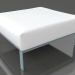 modello 3D Modulo divano, pouf (Grigio blu) - anteprima