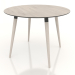 3d model Mesa de comedor BRUNO 1000x1000x750 mm (roble blanqueado) - vista previa