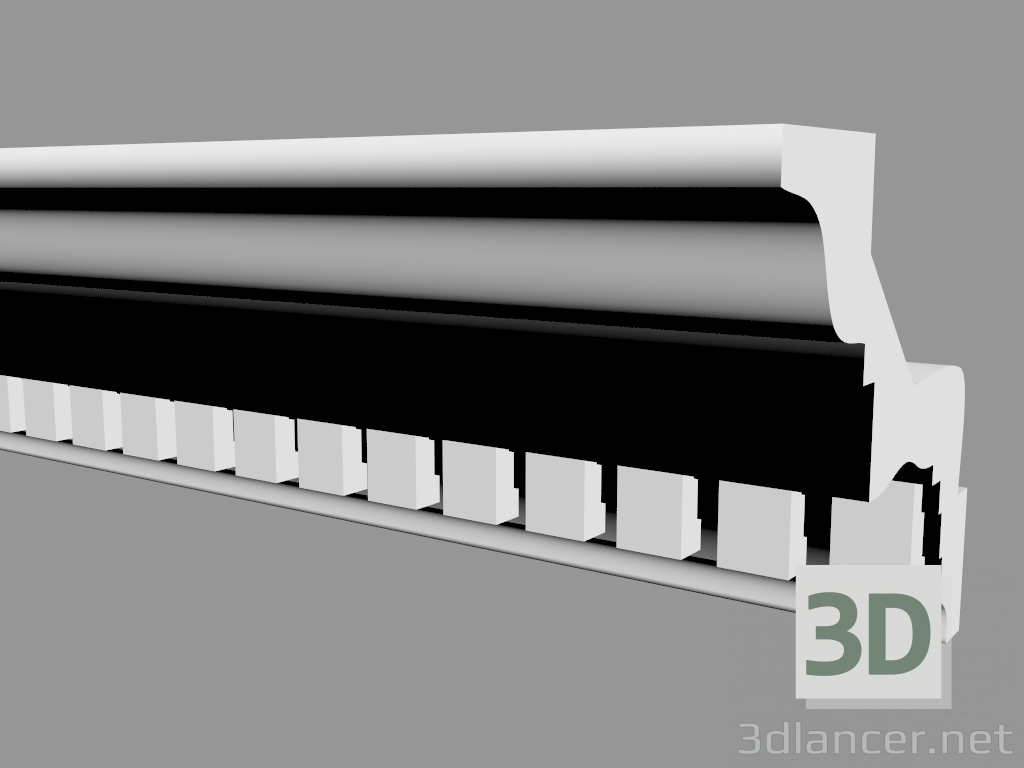 3D Modell Gesims C138 - Vorschau