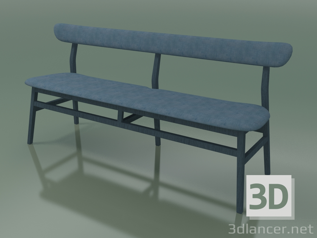 3d model Bench (215, Blue) - preview