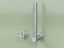 Комплект гідропрогрессівного змішувача для ванни-душа з ручним душем (20 58, AS)