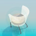 3D Modell Stuhl mit transparenter Rückseite - Vorschau