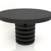 3D modeli Yemek masası DT 03 (D=1288x765, ahşap siyah) - önizleme