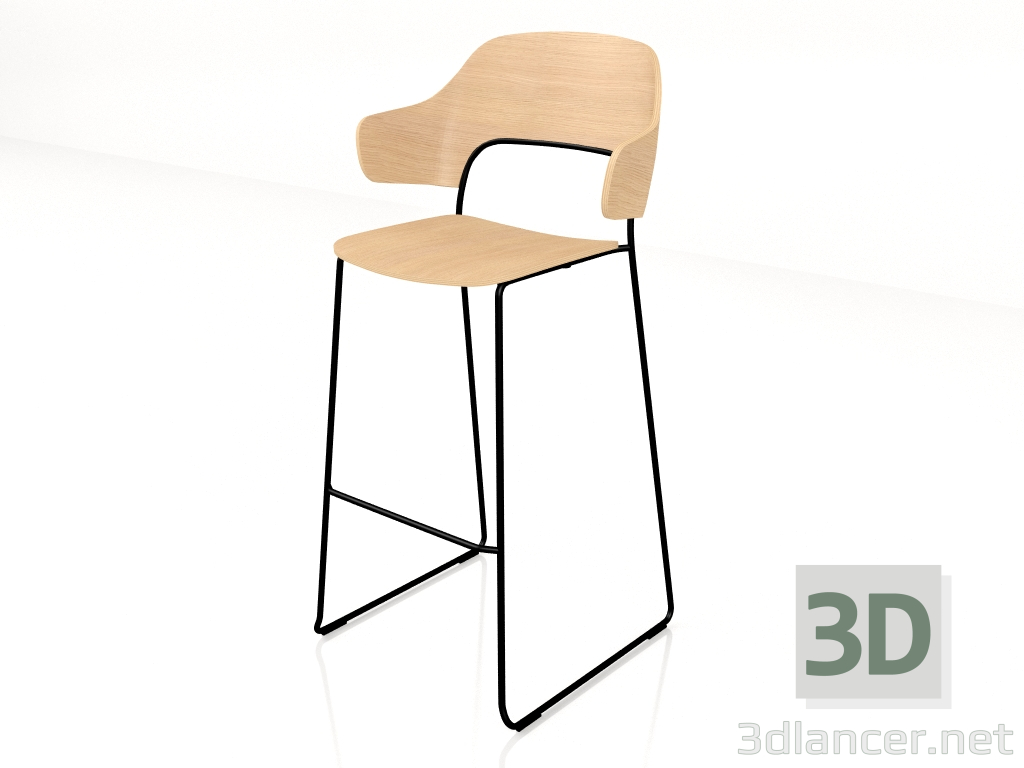 3d model Bar stool Afi AF03 - preview