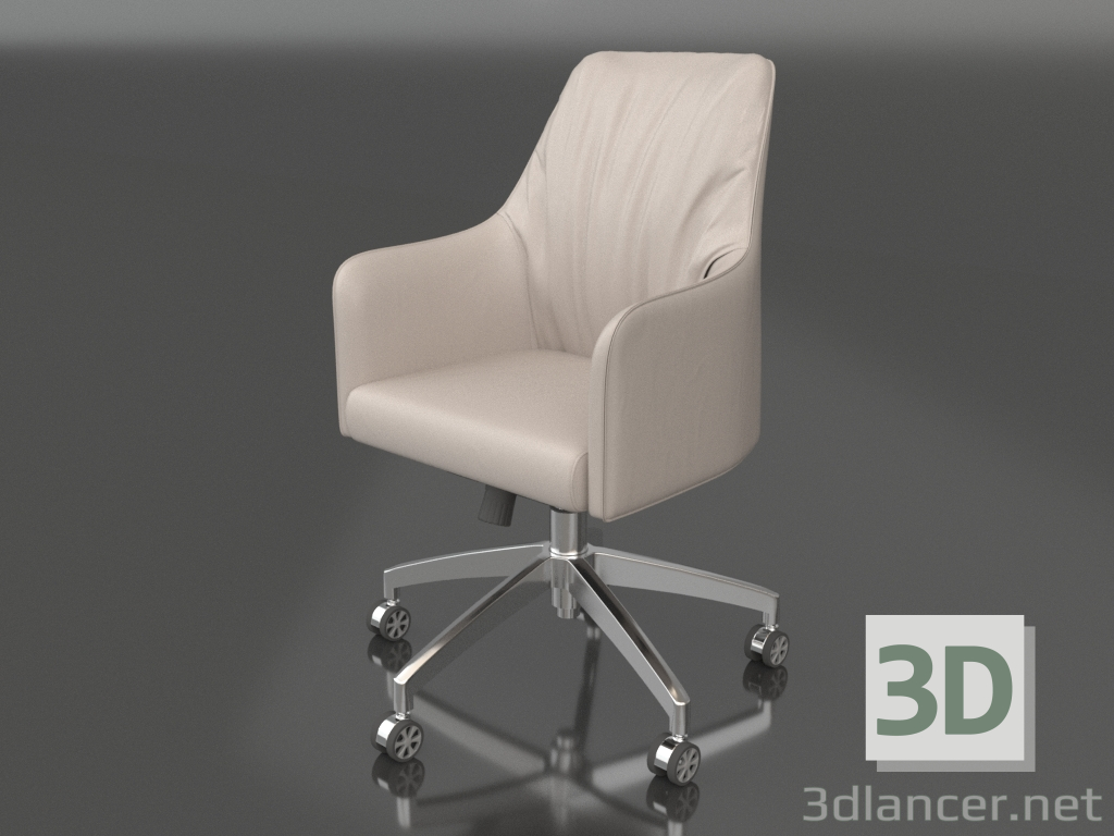 3D Modell Sessel Richmond (beige) - Vorschau