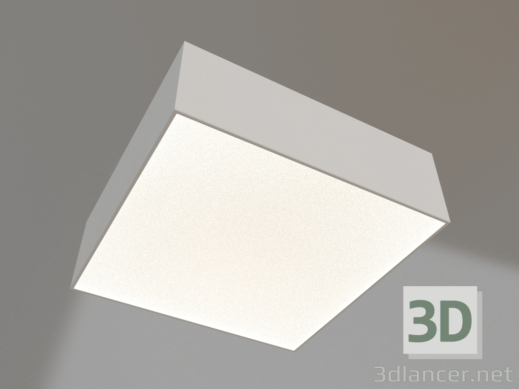 modello 3D Lampada SP-QUADRO-S175x175-16W Day4000 (WH, 120 gradi, 230V) - anteprima