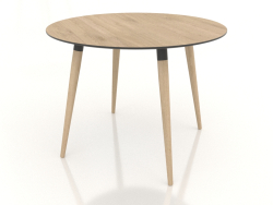 Tavolo da pranzo BRUNO 1000x1000x750 mm (rovere schiarito)