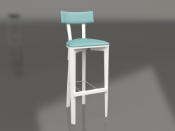 Tabouret de bar rectangulaire (option 11)