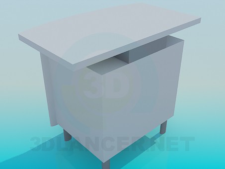3d model TV table - preview 3d model TV table - preview