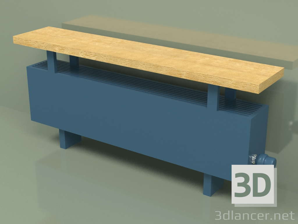 3D modeli Konvektör - Aura Bank (240x1000x146, RAL 5001) - önizleme