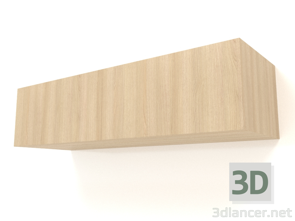 3 डी मॉडल हैंगिंग शेल्फ एसटी 06 (2 दरवाजे, 1000x315x250, लकड़ी सफेद) - पूर्वावलोकन