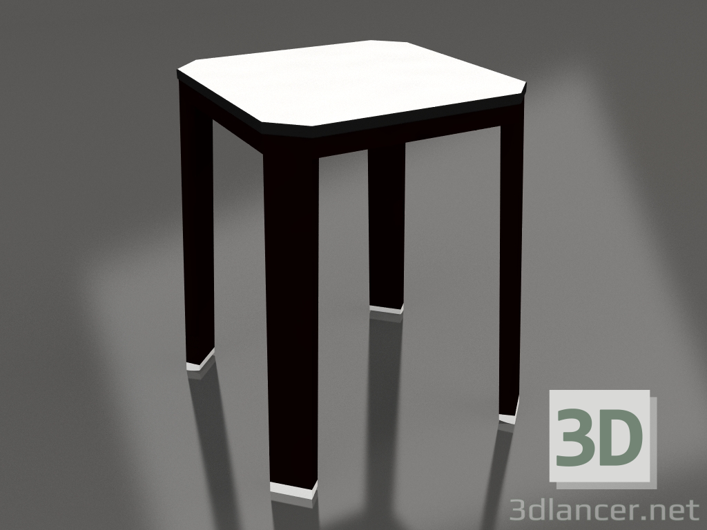 3d model Low stool (Black) - preview
